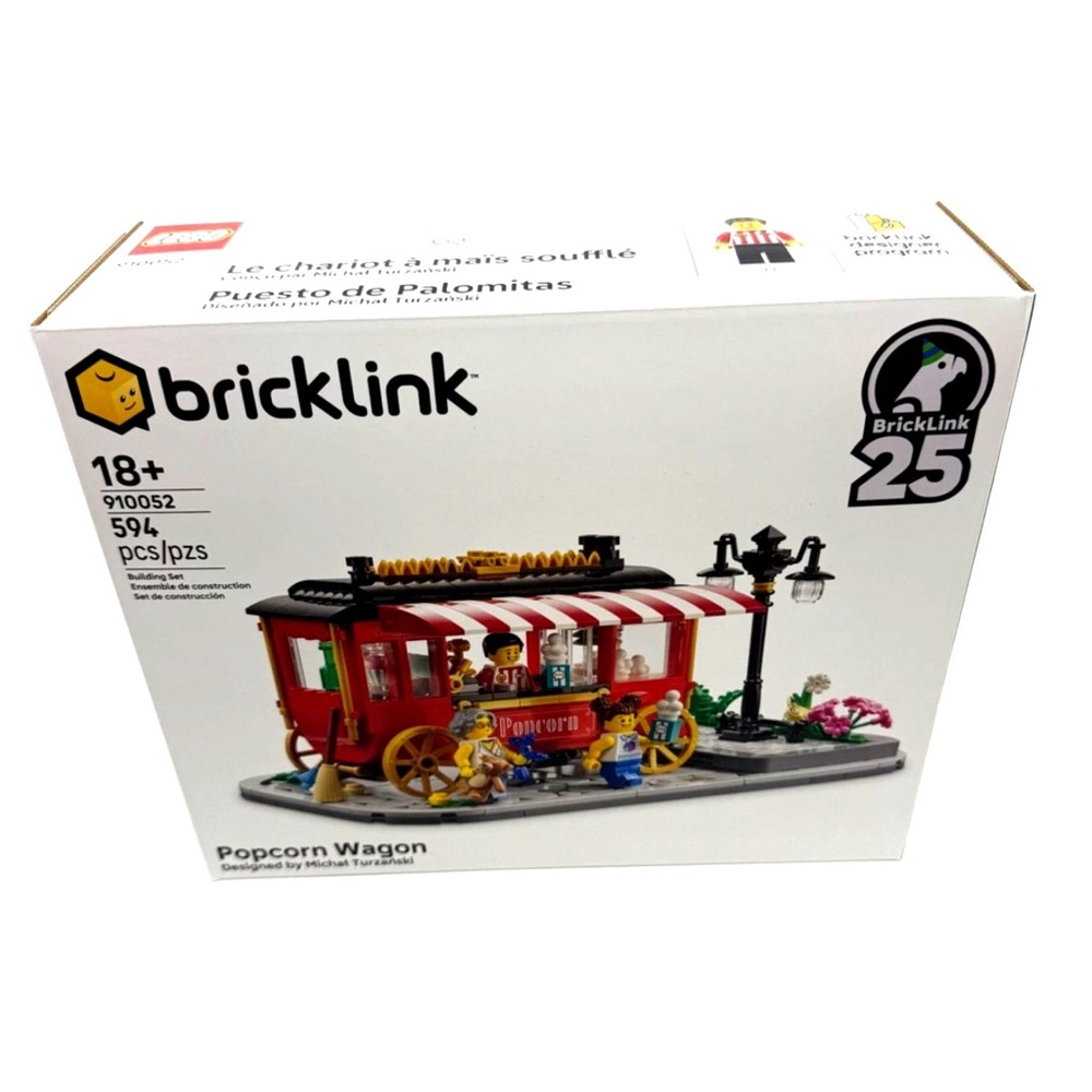 New Sealed LEGO 910052 Popcorn Wagon BrickLink Designer Program S5
